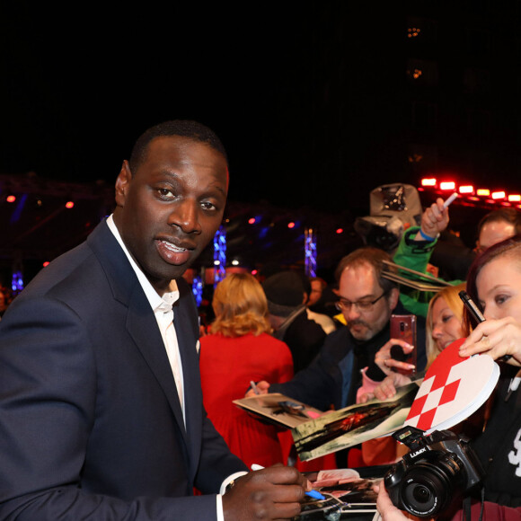 Omar Sy à la première du film "Police Night Shift" lors de la 70ème édition du festival international du film de Berlin (La Berlinale 2020), le 28 février 2020.