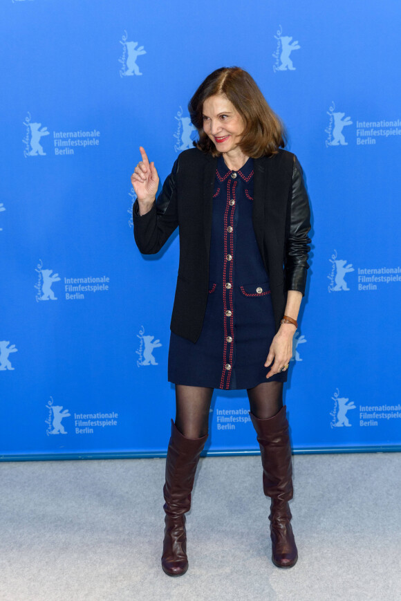 Anne Fontaine au photocall du film "Police Night Shift" lors de la 70ème édition du festival international du film de Berlin (La Berlinale 2020), le 28 février 2020