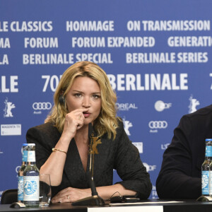 Virginie Efira, Omar Sy à la conférence de presse du film "Police Night Shift" lors de la 70ème édition du festival international du film de Berlin (La Berlinale 2020), le 28 février 2020. © Future-Image via Zuma Press/Bestimage28/02/2020 - Berlin