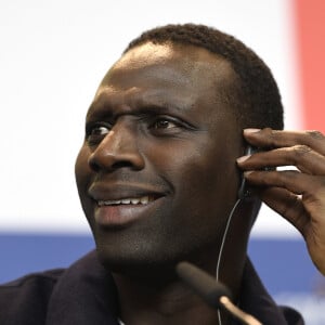 Omar Sy à la conférence de presse du film "Police Night Shift" lors de la 70ème édition du festival international du film de Berlin (La Berlinale 2020), le 28 février 2020. © Future-Image via Zuma Press/Bestimage