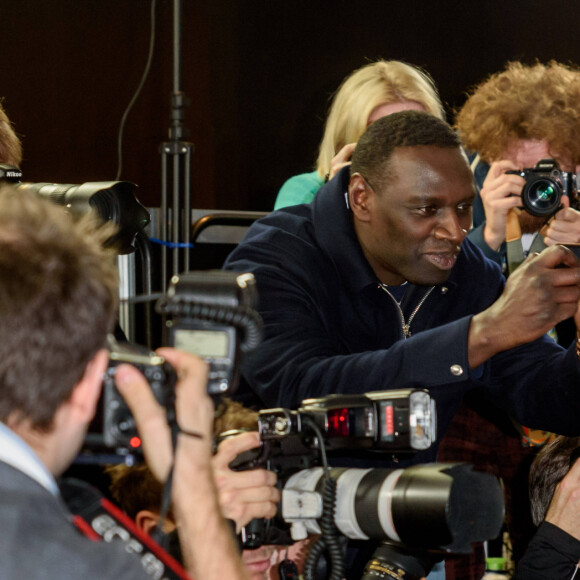 Omar Sy à la conférence de presse du film "Police Night Shift" lors de la 70ème édition du festival international du film de Berlin (La Berlinale 2020), le 28 février 2020.