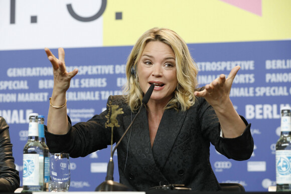Virginie Efira à la conférence de presse du film "Police Night Shift" lors de la 70ème édition du festival international du film de Berlin (La Berlinale 2020), le 28 février 2020.