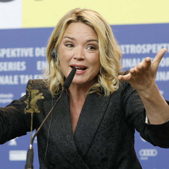 Virginie Efira à la conférence de presse du film "Police Night Shift" lors de la 70ème édition du festival international du film de Berlin (La Berlinale 2020), le 28 février 2020.