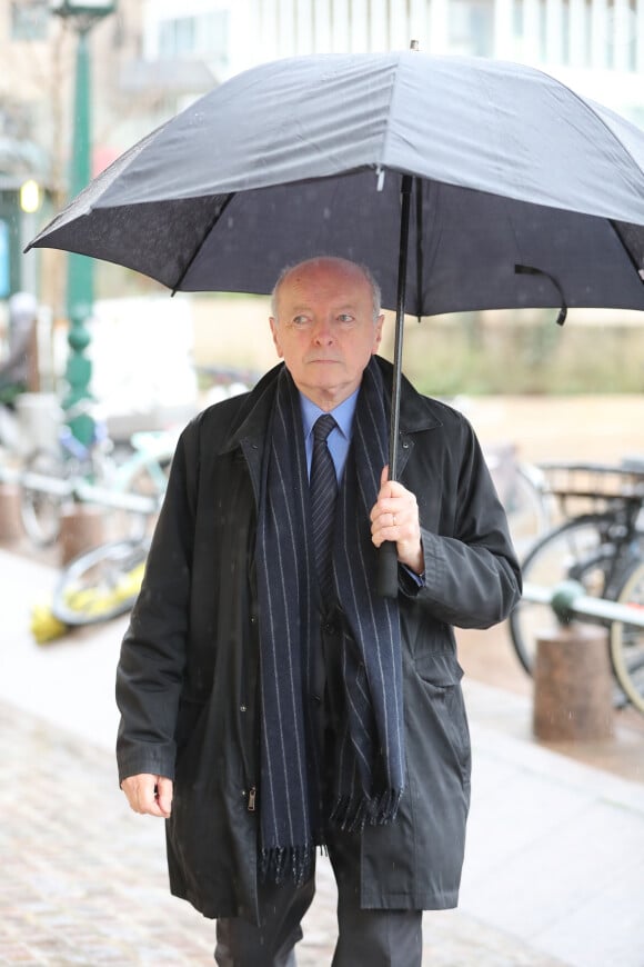 Jacques Toubon - Obsèques d'Hervé Bourges en l'Eglise Saint-Eustache à Paris, le 2 mars 2020.
