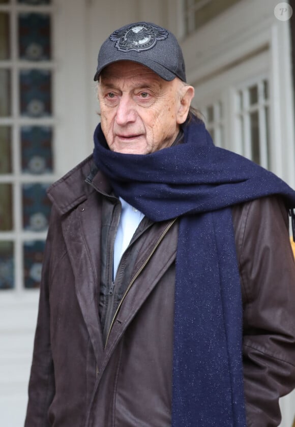 Pierre Bonte - Obsèques d'Hervé Bourges en l'Eglise Saint-Eustache à Paris, le 2 mars 2020.