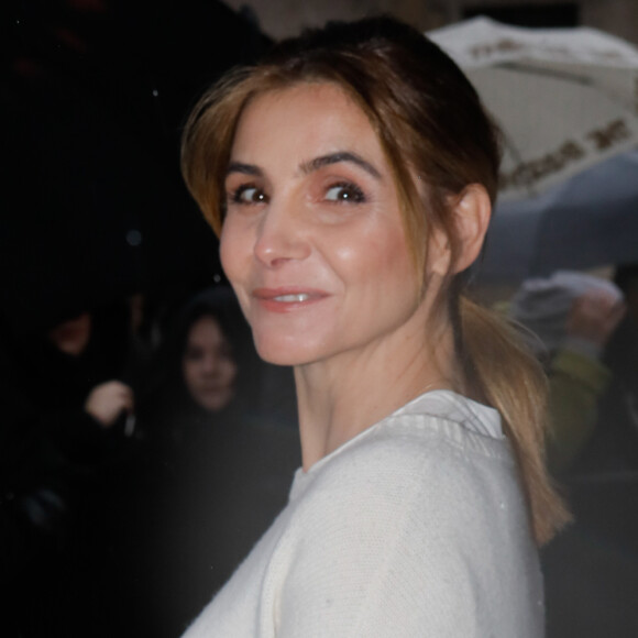 Clotilde Courau - Arrivée des people au défilé Valentino collection prêt-à-porter automne-hiver 2020-2021 aux Invalides lors de la Fashion Week à Paris. Le 1er mars 2020. © Veeren Ramsamy-Christophe Clovis/Bestimage