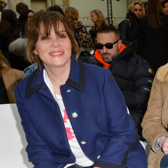 Emmanuelle Seigner, Marie-Amélie Seigner - People au défilé de mode Haute-Couture printemps-été 2020 Alexandre Vauthier à Paris. Le 21 janvier 2020 © Veeren - Christophe Clovis / Bestimage