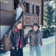 Emmanuelle Seigner et Roman Polanski à Gstaad en 1992.