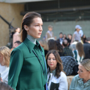 Bella Hadid défile pour Lacoste (collection automne-hiver 2020-2021) au Tennis Club de Paris. Paris, le 3 mars 2020. © Veeren Ramsamy-Christophe Clovis /BestImage