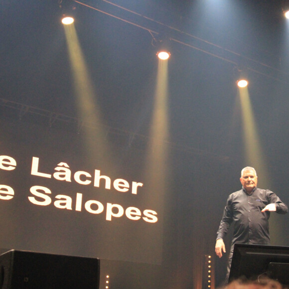 Exclusif - Jean-Marie Bigard lors de son spectacle "Il Etait Une Fois Jean-Marie Bigard" à L'Olympia de Paris, France, le 27 février 2020. © Philippe Baldini/Bestimage