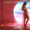 Katy Perry dévoile sa première grossesse dans son clip "Never Worn White" sur Youtube, le 4 mars 2020.