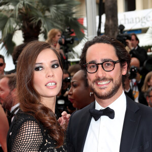 Thomas Hollande et sa compagne Emilie Broussouloux - Montée des marches du film "L'Amant Double" lors du 70ème Festival International du Film de Cannes. Le 26 mai 2017. © Borde-Jacovides-Moreau/Bestimage