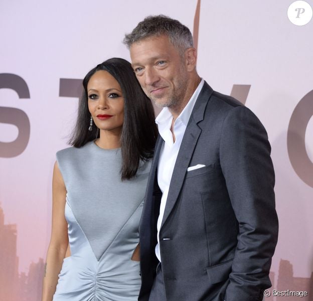 Thandie Newton et Vincent Cassel assistent à la projection de la saison 3 de la série "Westworld" au TCL Chinese Theatre. Los Angeles, le 5 mars 2020.