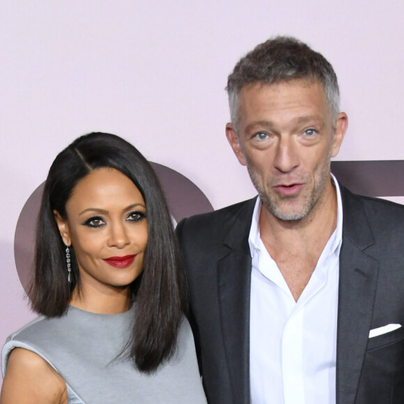 Thandie Newton et Vincent Cassel assistent à la projection de la saison 3 de la série "Westworld" au TCL Chinese Theatre. Los Angeles, le 5 mars 2020.