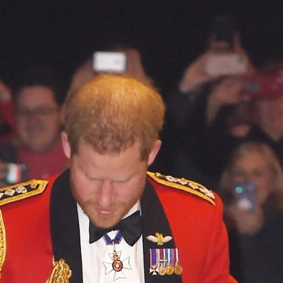 Le prince Harry, duc de Sussex, et Meghan Markle, duchesse de Sussex, assistent au festival de musique de Mountbatten au Royal Albert Hall de Londres, Royaume Uni, le 7 mars 2020.