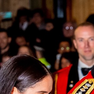 Le prince Harry, duc de Sussex, et Meghan Markle, duchesse de Sussex, assistent au festival de musique de Mountbatten au Royal Albert Hall de Londres, Royaume Uni, le 7 mars 2020.