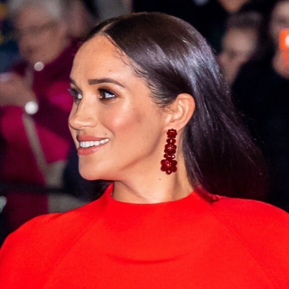 Le prince Harry, duc de Sussex, et Meghan Markle, duchesse de Sussex, assistent au festival de musique de Mountbatten au Royal Albert Hall de Londres, Royaume Uni, le 7 mars 2020.