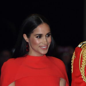 Le prince Harry, duc de Sussex, et Meghan Markle, duchesse de Sussex assistent au festival de musique de Mountbatten au Royal Albert Hall de Londres, Royaume Uni, le 7 mars 2020
