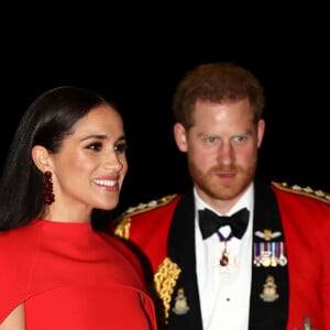 Le prince Harry, duc de Sussex, et Meghan Markle, duchesse de Sussex assistent au festival de musique de Mountbatten au Royal Albert Hall de Londres, Royaume Uni, le 7 mars 2020.