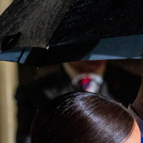 Le prince Harry, duc de Sussex, et Meghan Markle, duchesse de Sussex arrivent à la cérémonie des Endeavour Fund Awards au Mansion House à Londres, Royaume Uni, le 5 mars 2020.