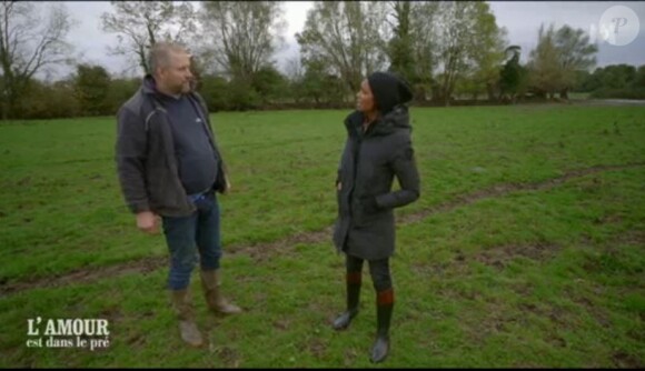 Laurent de "L'amour est dans le pré 2020" lors du tournage du portrait, diffusé le 9 mars, sur M6