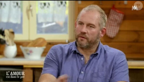 Laurent de "L'amour est dans le pré 2020" lors du tournage du portrait, diffusé le 9 mars, sur M6
