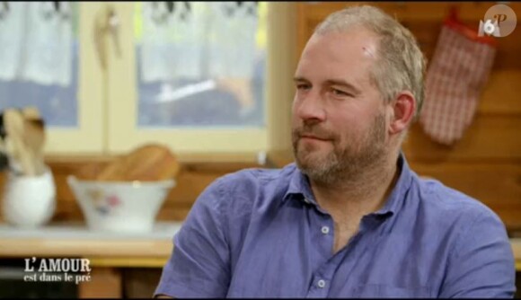 Laurent de "L'amour est dans le pré 2020" lors du tournage du portrait, diffusé le 9 mars, sur M6