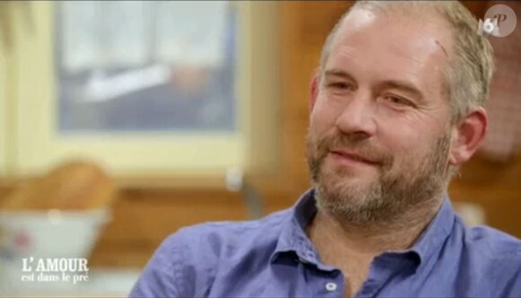 Laurent de "L'amour est dans le pré 2020" lors du tournage du portrait, diffusé le 9 mars, sur M6