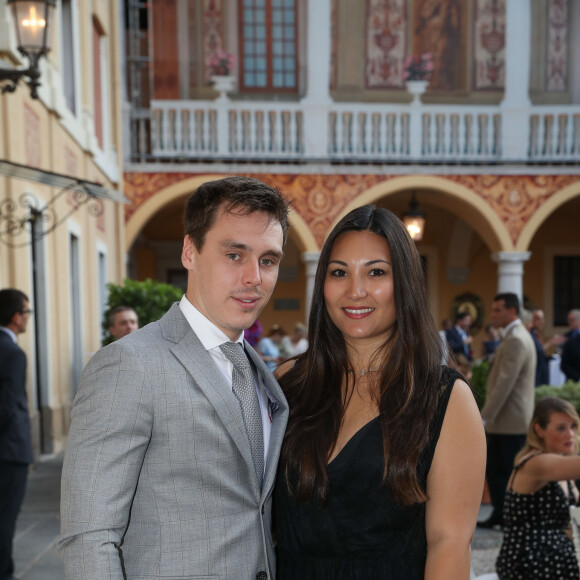 Louis Ducruet et sa fiancée Marie Chevallier - Cocktail du 59ème festival de la télévision de Monte Carlo au palais princier à Monaco le 16 juin 2019. © Olivier Huitel/ Pool