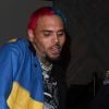 Exclusif - Chris Brown arrive à la fête de P Diddy pre-Grammy Awards à Beverly Hills, Los Angeles, le 26 janvier 2020.