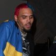 Exclusif - Chris Brown arrive à la fête de P Diddy pre-Grammy Awards à Beverly Hills, Los Angeles, le 26 janvier 2020.