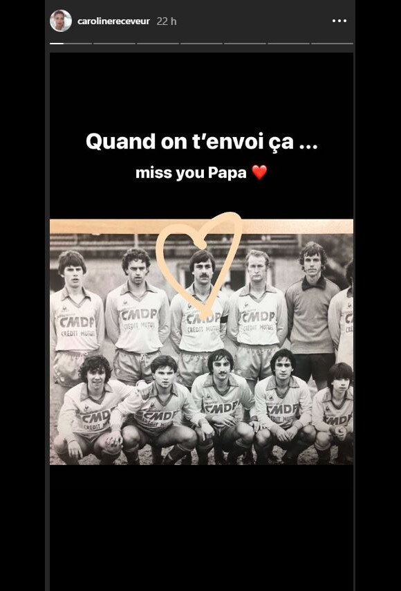 Caroline Receveur dévoile une touchante photo de son papa sur Instagram, le 11 mars 2020