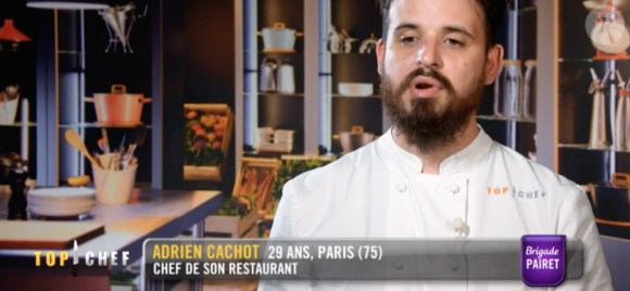 Adrien dans "Top Chef" mercredi 18 mars 2020 sur M6.
