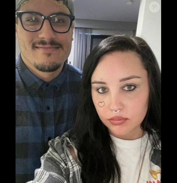 Amanda Bynes et son compagnon sur Instagram. Le 15 février 2020.