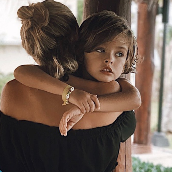 Stéphanie Clerbois (Mamans & Célèbres) dévoile une photo de son fils Lyam - 18 janvier 2020