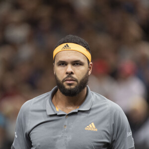 Match "Rafael Nadal - Jo-Wilfried Tsonga (7/6 - 6/1)" lors du tournoi Rolex Paris Masters 2019, le 1er novembre 2019. © Perusseau-Veeren/Bestimage