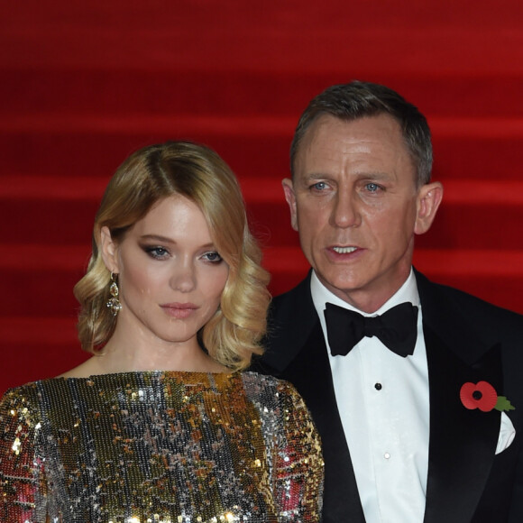 Léa Seydoux et Daniel Craig - Première mondiale de James Bond "Spectre" au Royal Albert Hall à Londres le 26 octobre 2015.