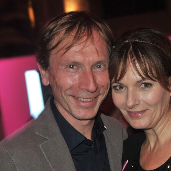 Exclusif - Cecilia Hornus (Plus belle la vie) et son compagnon Thierry Ragueneau - Soiree "Octobre Rose" organisée par Estee Lauder pour l'association "Le Cancer du Sein, Parlons-en !" a la Conciergerie a Paris, le 30 septembre 2013.30/09/2013 - Paris