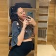 Coralie Porrovecchio enceinte, elle pose sur Instagram, le 6 mars 2020