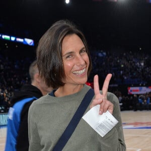 Alessandra Sublet au match de NBA Game Paris 2020 entre les Bucks de Milwaukee et les Charlotte Hornet à l'AccorHotels Arena à Paris le 24 janvier 2020. © Veeren / Bestimage