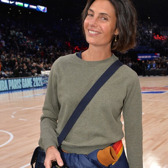 Alessandra Sublet au match de NBA Game Paris 2020 entre les Bucks de Milwaukee et les Charlotte Hornet à l'AccorHotels Arena à Paris le 24 janvier 2020. © Veeren / Bestimage