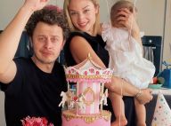 Norman Thavaud : Rare photo de sa fille et immense gâteau pour son anniversaire