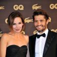 Bixente Lizarazu et son amie Claire Keim - Soiree GQ ' l'Homme de l'Annee 2012' au Musee d' Orsay a Paris le 16 Janvier 2013.