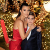 Kourtney Kardashian et son fils Mason. Décembre 2019.