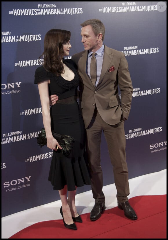 Daniel Craig et Rachel Weisz à Madrid en 2012.