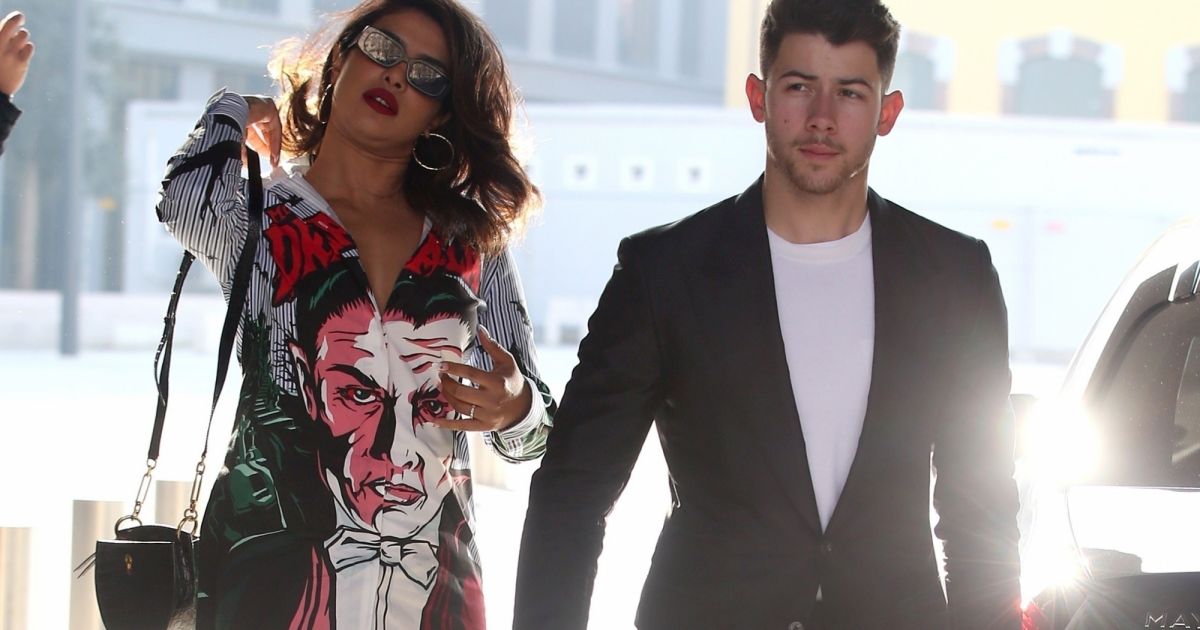 Exclusif - Nick Jonas et sa femme Priyanka Chopra quittent le