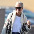 Exclusif - Laeticia Hallyday est allée faire des courses chez Trader Joe's tôt dans la matinée juste après avoir déposé ses filles au lycée à Los Angeles, le 13 janvier 2020.