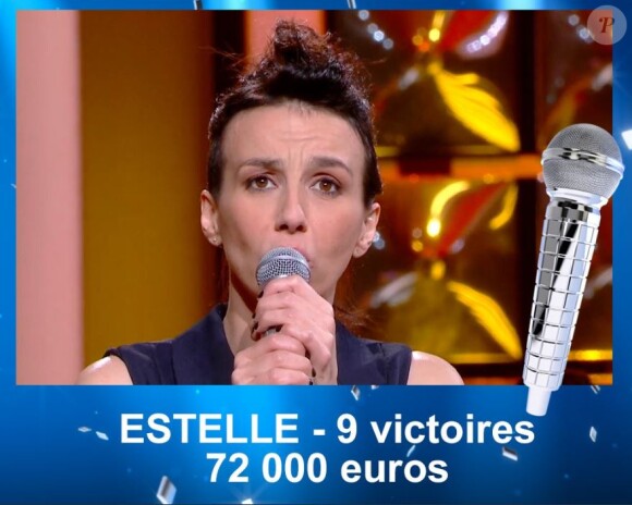 




Estelle (N'oubliez pas les paroles) après sa neuvième victoire, mars 2020.





