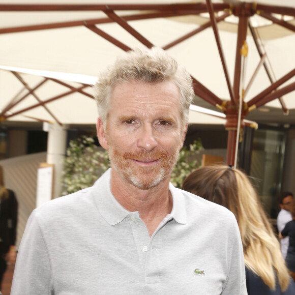 Denis Brogniart au village lors des internationaux de France de tennis de Roland Garros, Jour 3, à Paris le 29 mai 2018.