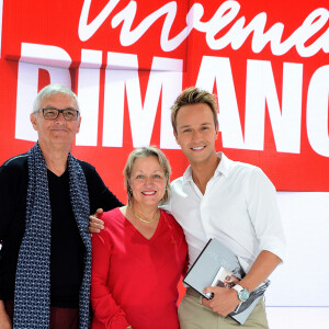 Exclusif - Cyril Féraud et ses parents - Enregistrement de l'émission vivement dimanche au studio gabriel le 8 octobre 2018. Diffusion le 14 octobre 2018 sur france 2 . © Guillaume Gaffiot / Bestimage